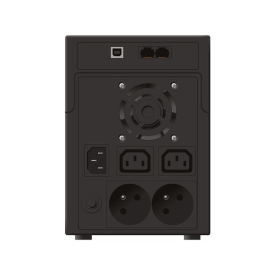 UPS LINE-INTERACTIVE 2200VA 2X 230V PL + 2X IEC OUT,RJ11/RJ45 IN/OUT, USB, LCD