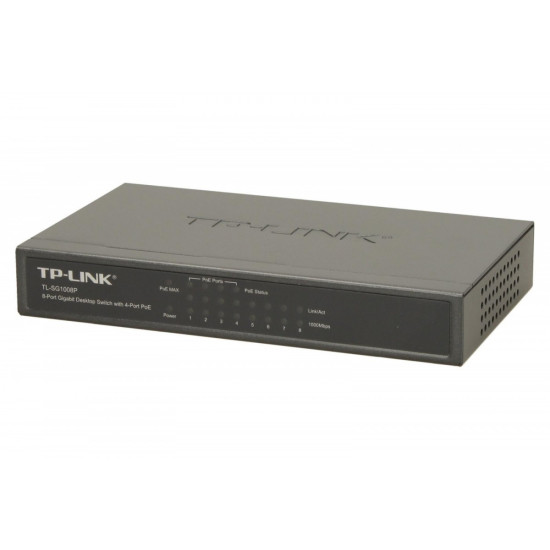 SG1008P switch 8x1GB PoE 