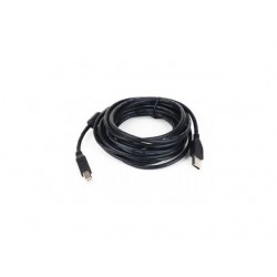 Kabel USB 2.0 typu AB AM-BM 3m FERRYT czarny Kabel USB 2.0 typu AB AM-BM 3m FERRYT czarny