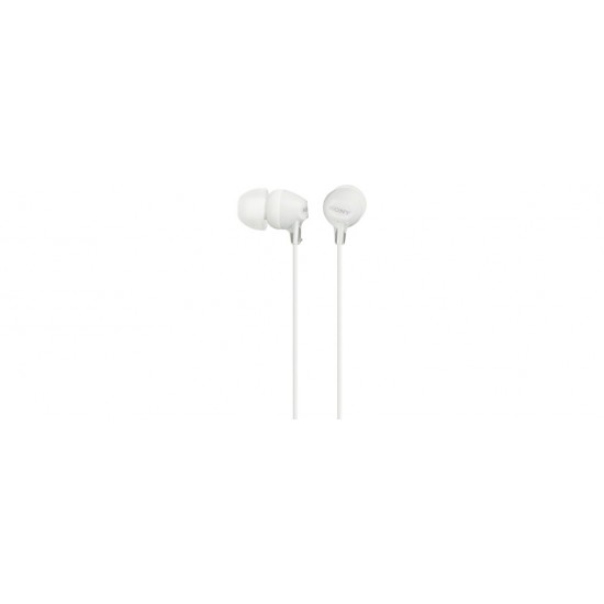 Słuchawki handsfree mikrofon MDR-EX15AP White