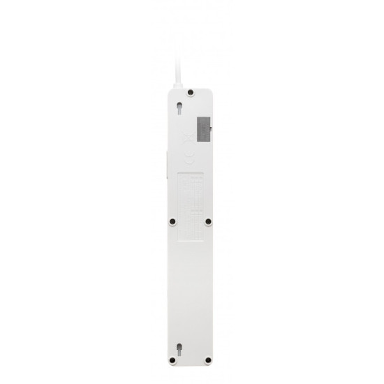 Listwa przeciwprzepięciowa ZX 510, 1L, 3,0m, szara 