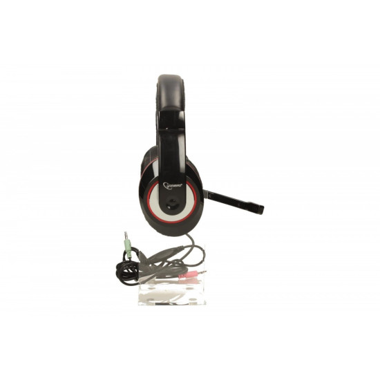 Słuchawki z mikrofonem MHS-001 czarne 