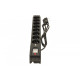 Listwa przeciwprzepięciowa LXARM 810, 3L, PDU, 1,5m, czarna