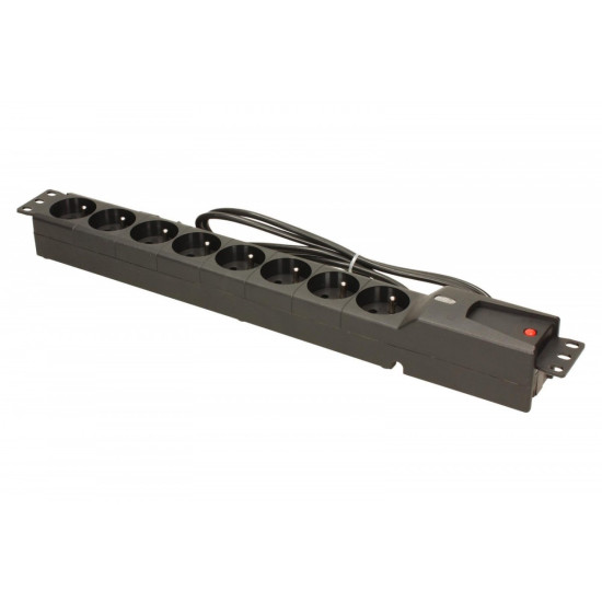 Listwa zasilająca LZRM 810 BW IEC 320, PDU, 1.5m