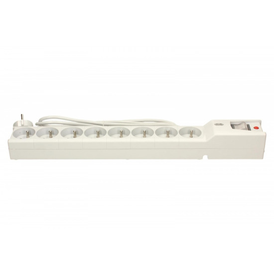 Listwa przeciwprzepięciowa LX 810, 1L, 1,5m, szara
