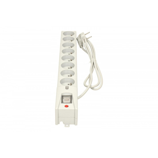 Listwa przeciwprzepięciowa LX 810, 1L, 1,5m, szara