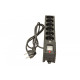 Listwa przeciwprzepięciowa LX 610, 1L, 1.5m, czarna