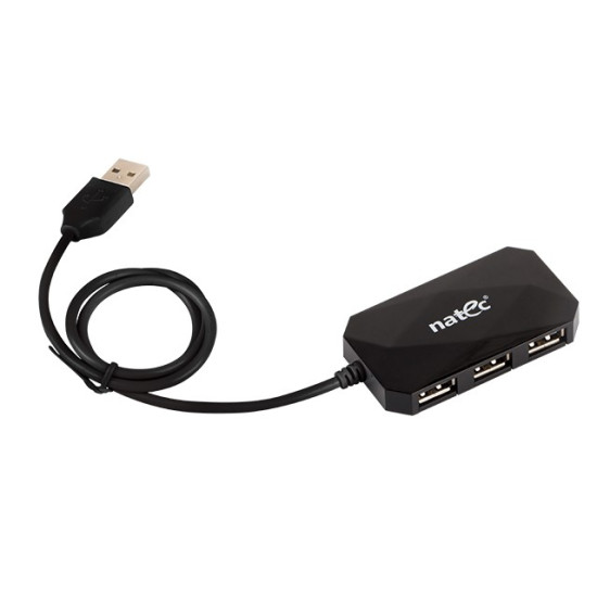 Hub USB 4-porty LOCUST USB 2.0 Czarny 
