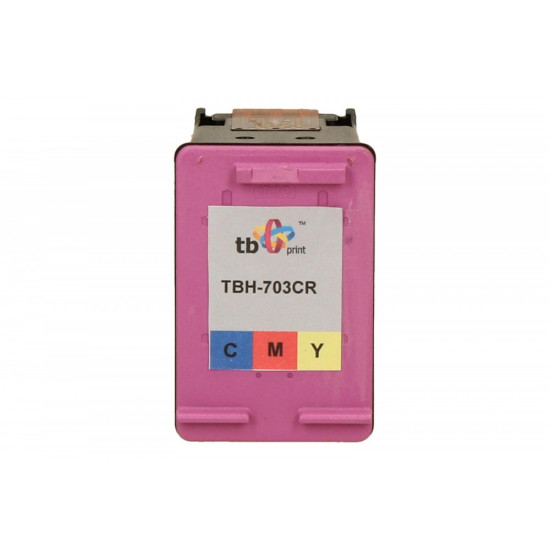 Tusz do HP DJ D730/F735 (HP nr 703 CD888AE) TBH-703CR Kolor ref.