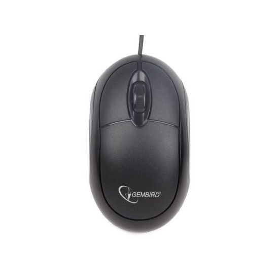 Mysz OPTO 1-SCROLL USB (MUS-U-01) Black 