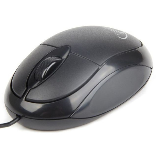 Mysz OPTO 1-SCROLL USB (MUS-U-01) Black 