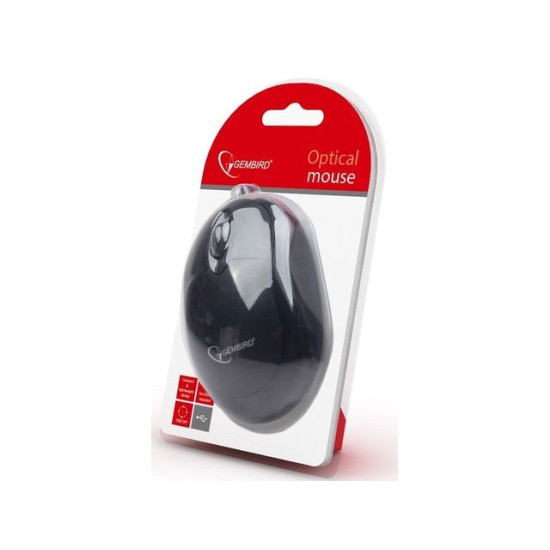 Mysz OPTO 1-SCROLL USB (MUS-U-01) Black 