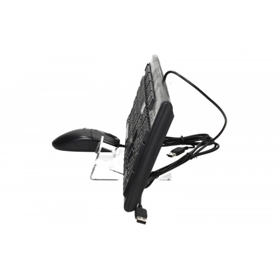 Zestaw klawiatura + mysz KM-72620D USB Czarny 