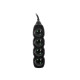 Listwa PowerWatch 3 m czarna(4 gniazda) 