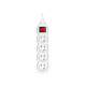 Listwa PowerWatch 3 m biala(4 gniazda)0/1