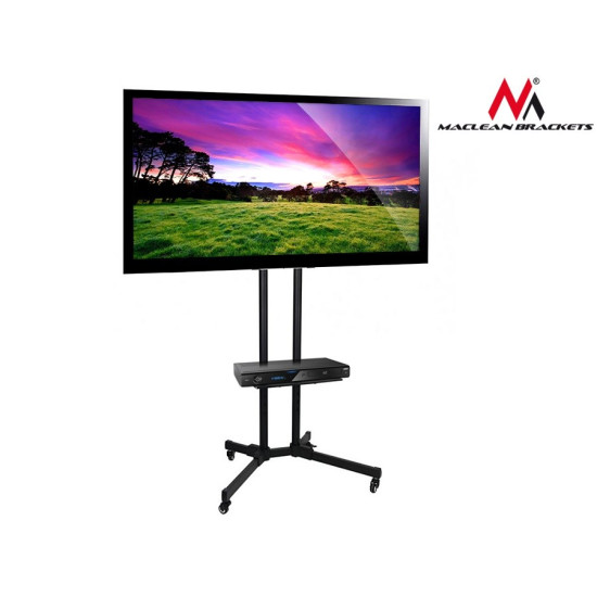 Profesjonalny stand wózek do telewizora na kółkach Maclean MC-661 max 55kg max 600x400