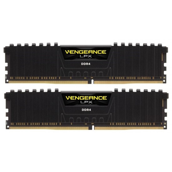 DDR4 Vengeance LPX 16GB/3200(2*8GB) CL16-18-18-36 BLACK 1,35V   XMP 2.0
