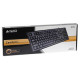 Klawiatura  KR-85 USB Black