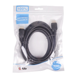 Kabel HDMI 1.4 pozłacany 1.8 m. 