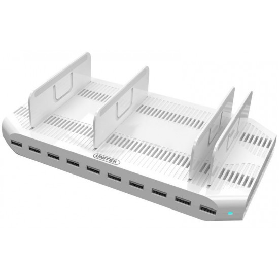 Stacja ładująca 10xUSB 2,4A, 96W; Y-2172
