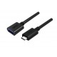 Adapter USB TYP-C DO USB AF 0,15m; Y-C476BK 