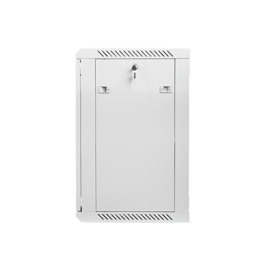 Szafa instalacyjna wisząca 19' 15U 600X450mm szara (drzwi       szklane)