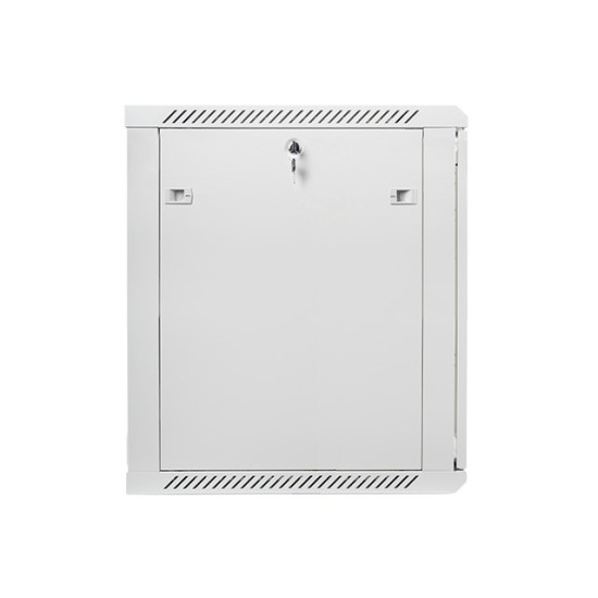 Szafa instalacyjna wisząca 19' 15U 600X600mm szara (drzwi       szklane)