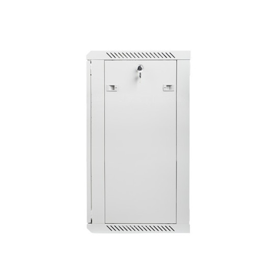 Szafa instalacyjna wisząca 19' 18U 600X450mm szara (drzwi       szklane)