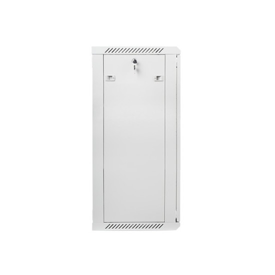 Szafa instalacyjna wisząca 19' 22U 600X450mm szara (drzwi       szklane)