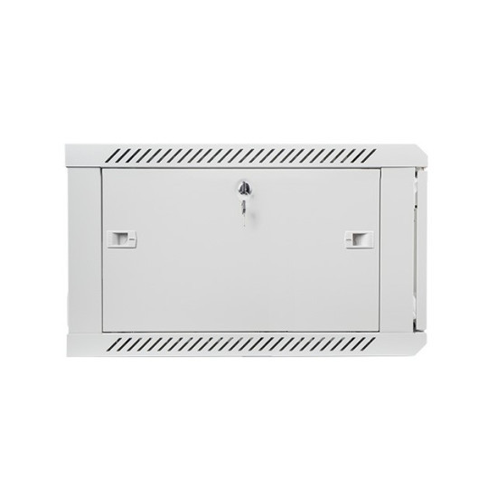 Szafa instalacyjna wisząca 19' 6U 600X600mm szara (drzwi        szklane)