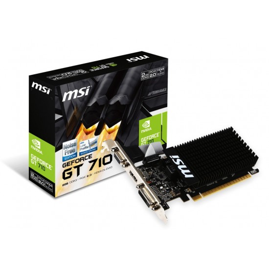 Karta graficzna GeForce GT 710 2GB DDR3 64BIT DVI/D-SUB/HDMI Karta graficzna GeForce GT 710 2GB DDR3 64BIT DVI/D-SUB/HDMI
