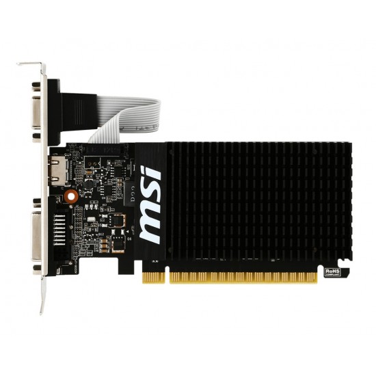 Karta graficzna GeForce GT 710 2GB DDR3 64BIT DVI/D-SUB/HDMI Karta graficzna GeForce GT 710 2GB DDR3 64BIT DVI/D-SUB/HDMI
