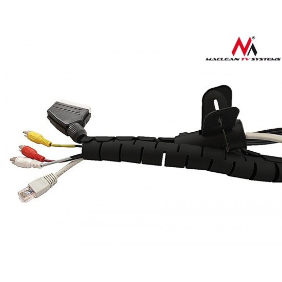 Organizator maskownica kabli MCTV-676 B black 