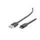 Kabel USB 2.0 typu AC AM-CM 1m czarny 