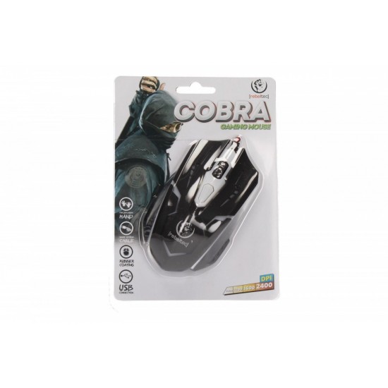 Gamingowa mysz optyczna USB COBRA 1000/1200/2400 DPI