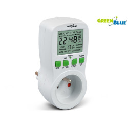 Timer cyfrowy GB107 GreenBlue 16 programów 