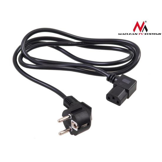 Kabel zasilający kątowy 3 pin 3M wtyk EU MCTV-803
