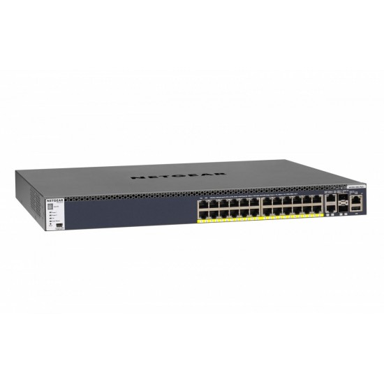 Switch M4300 24xGE(24xPoE+) 2x10GE 2xSFP+ GSM4328PB 1000W 