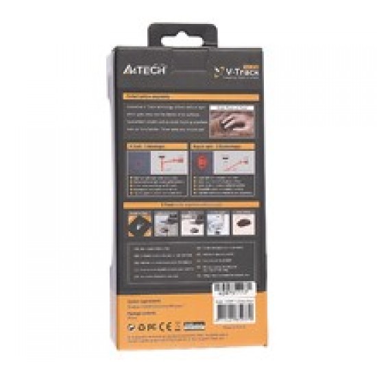 Mysz V-TRACK N-500F-1 Glossy Grey USB