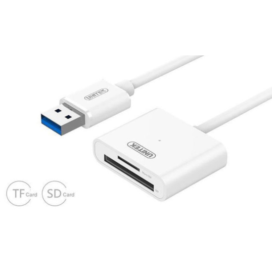 CZYTNIK KART PAMIĘCI USB3.0 SD/microSD; Y-9321 