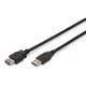 Kabel przedłużający USB 3.1 Gen.1 SuperSpeed 5Gbps Typ USB A/USB A M/Ż czarny 3m