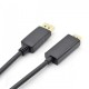 DisplayPort - HDMI Kabel 1.8m. czarny 