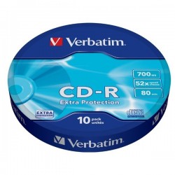 CD-R 52x 700MB 10P SP Extra Protection Wrap 43725