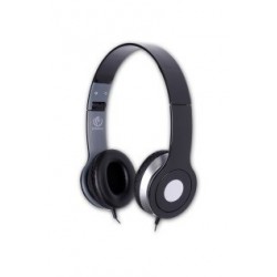 Stereofoniczne słuchawki z mikrofonem CITY BLACK
