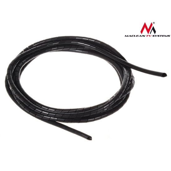 Osłona maskująca na kable MCTV-684 B (5*6mm) 3m Spirala Czarna