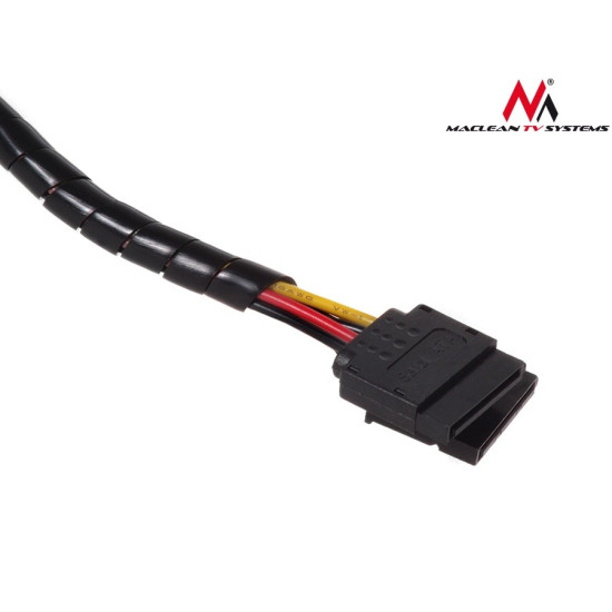 Osłona maskująca na kable MCTV-684 B (5*6mm) 3m Spirala Czarna