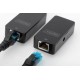 Przedłużacz/Extender USB 2.0 HighSpeed po skrętce Cat.5e/6 UTP, do 50m