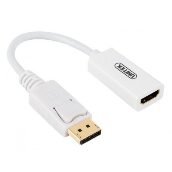 Adapter DisplayPort - HDMI 4K; Y-6332 BIAŁY 