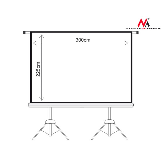 Ekran projekcyjny MC-712 150