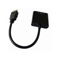Adapter HDMI-A(M)->VGA (F)+Audio na kablu 
